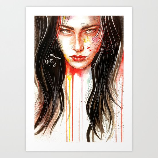 Fight For What You Believe In Art Print