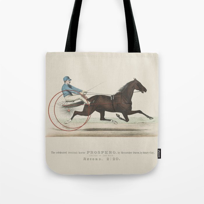 Historic Horse Illustration  Tote Bag