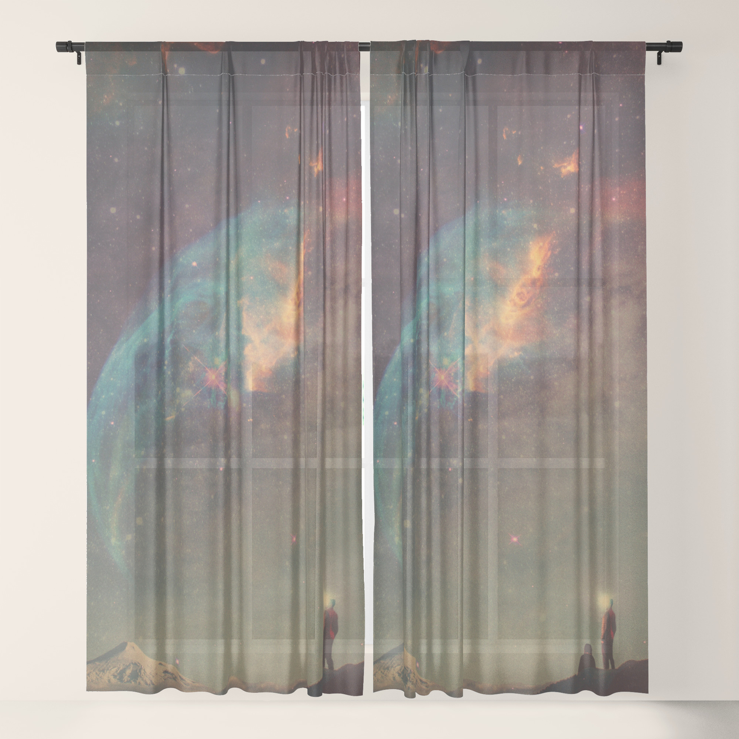 Legendary Exploration Sheer Curtain By Paulsalaisjr Society6