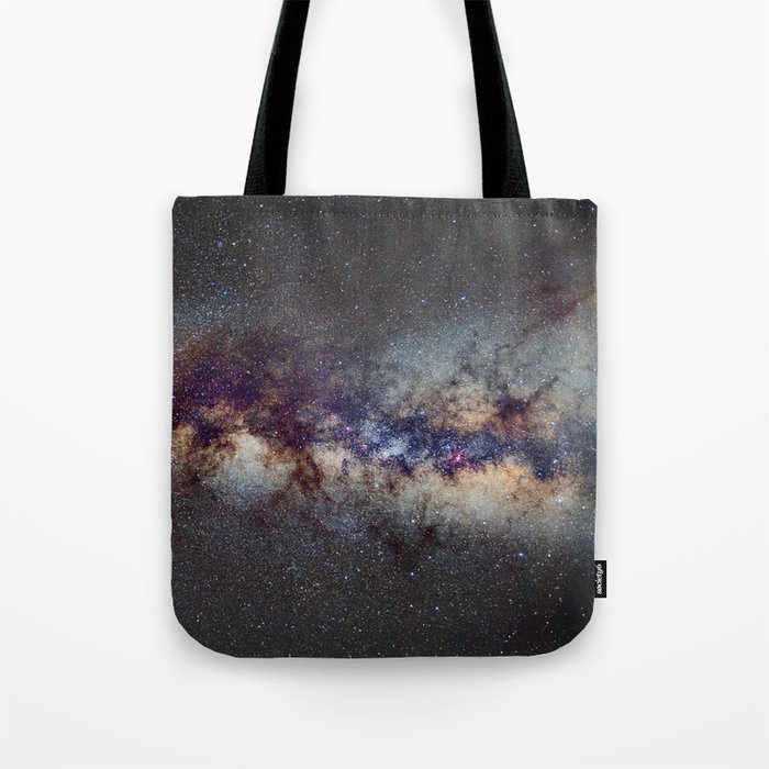 The Milky Way: from Scorpio and Antares to Perseus Tote Bag