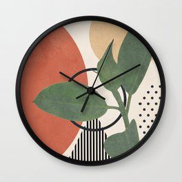 Nature Geometry III Wall Clock