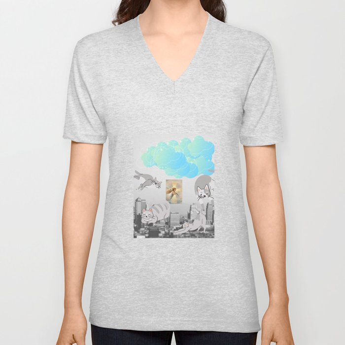 Blue cherub shirt on sale