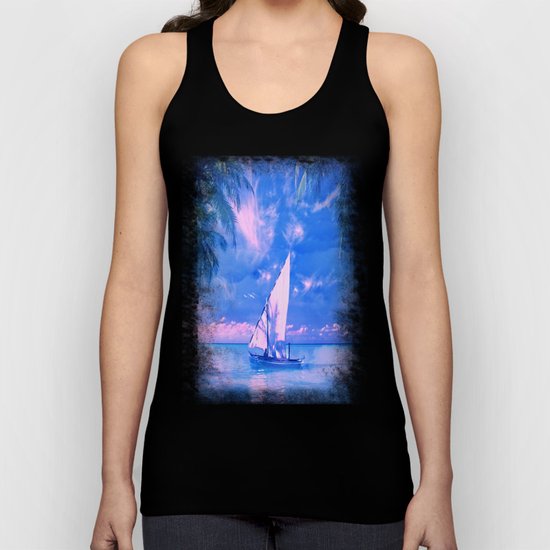Tropical yachting Unisex Tank Top