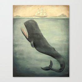 Leviathan Below Canvas Print