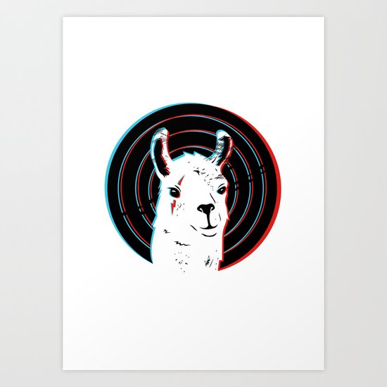 Llamalook Art Print