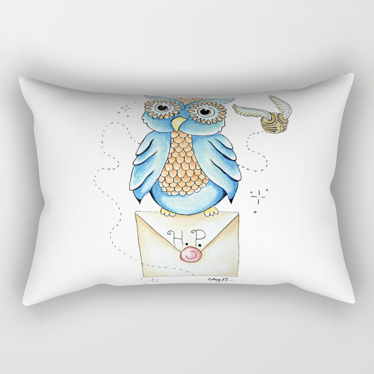 harry potter hedwig throw pillow
