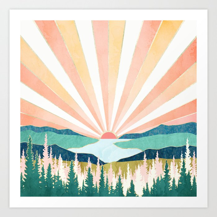 Summer Sunset Art Print
