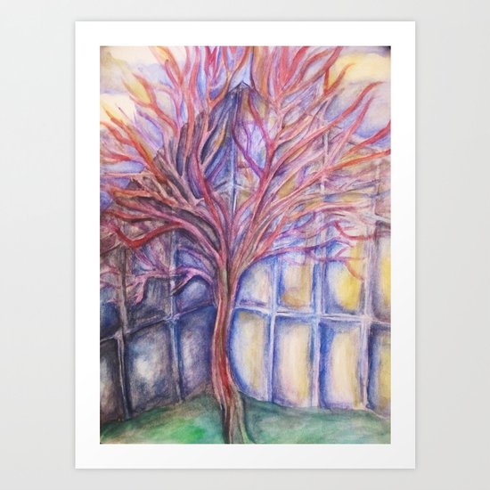 Nerve Tree Art Print