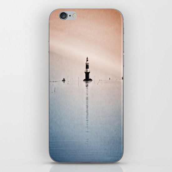 Fishing Near The Lighthouse iPhone & iPod Skin