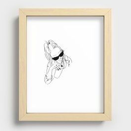Iced Coffee Recessed Framed Print