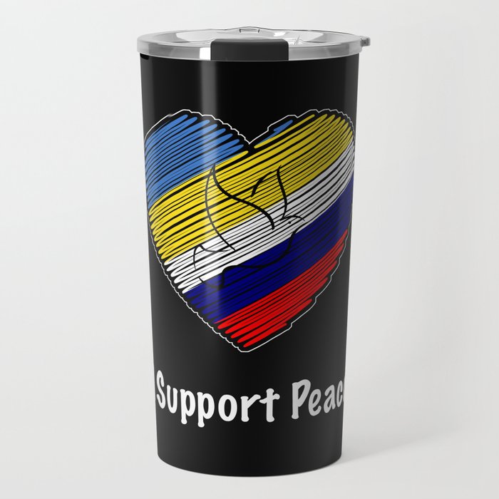 I Support Peace Travel Mug