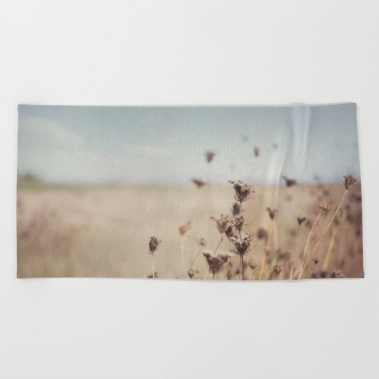 Fall Field Beach Towel