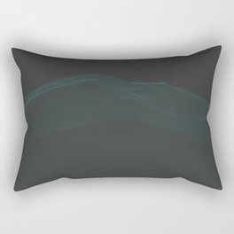 Mountain wireframe art Rectangular Pillow
