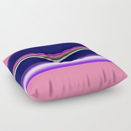 Purple Rings Floor Pillow