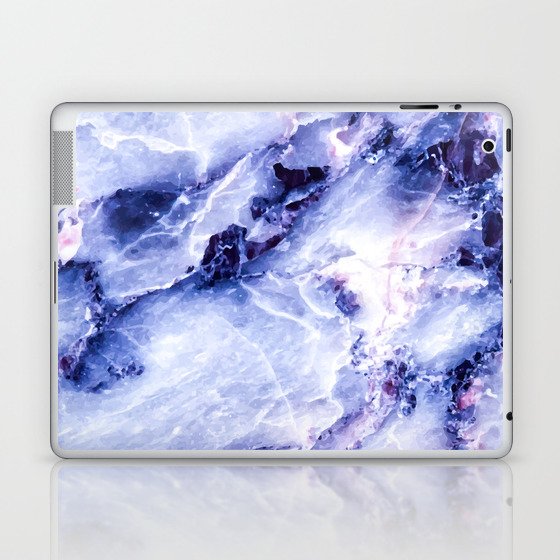 Purple Marble Laptop & iPad Skin