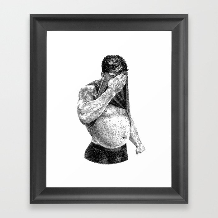 Dadbod - NOODDOODs Framed Art Print