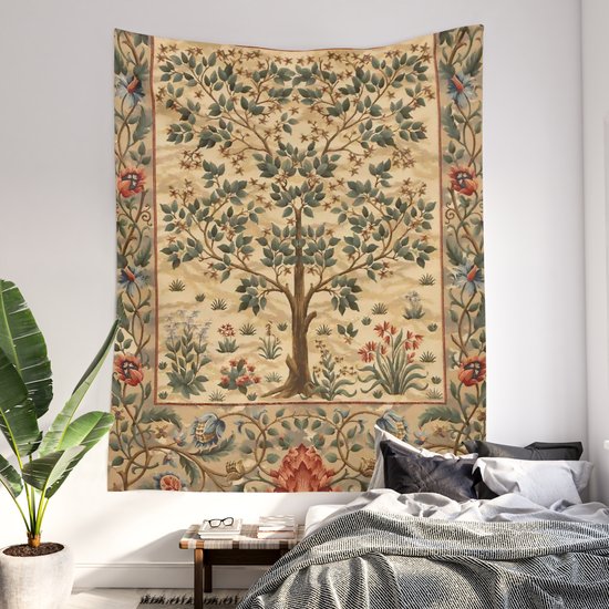 Tapestry From Italy Tapestry William Morris Tree of Life Tree of Life 70x90 cm 