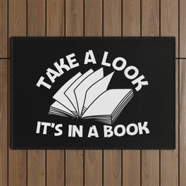 Take A Look It's In A Book Outdoor Rug