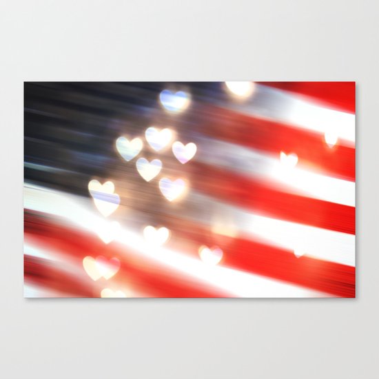 A Love as Big as America Canvas Print