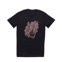 Blossoming Heart in Pink T-shirt