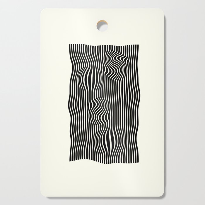 Abstract Lines Cutting Board