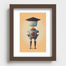 Graduate Bot Recessed Framed Print