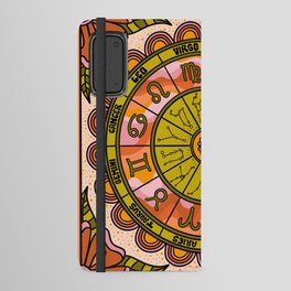 Retro Zodiac Wheel Android Wallet Case