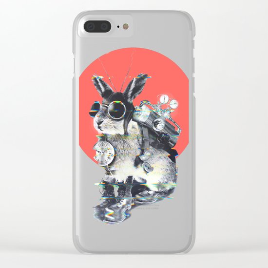 Time Traveller Clear iPhone Case