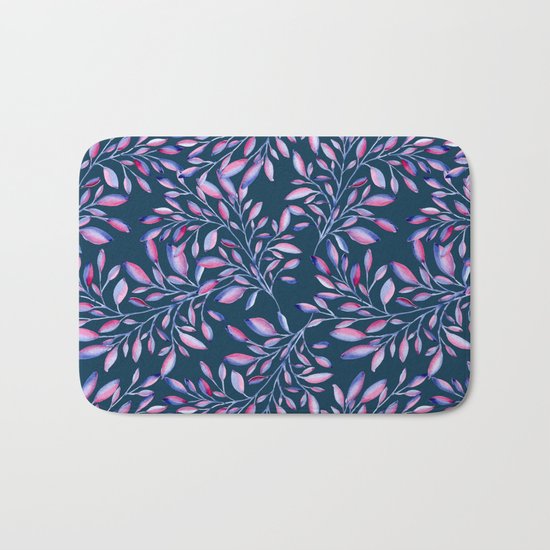 Colored branches Bath Mat