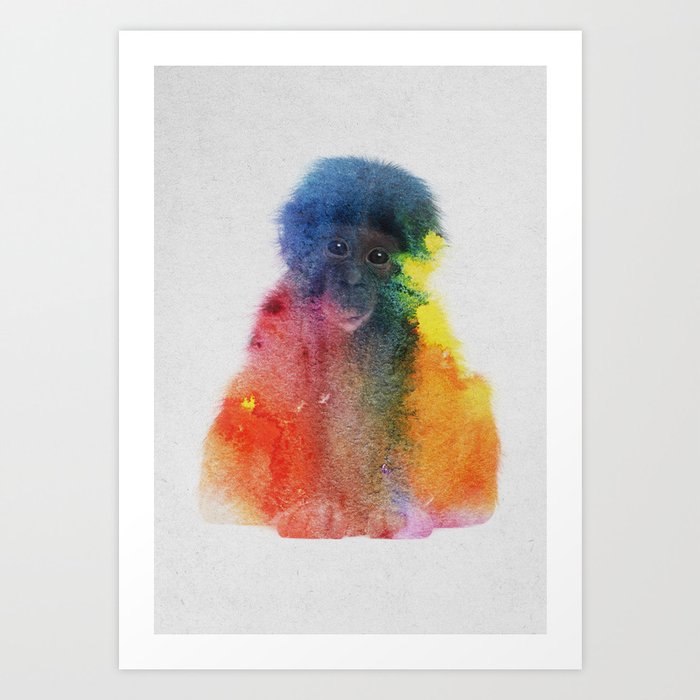 Discover the motif MONKEY by Andreas Lie as a print at TOPPOSTER