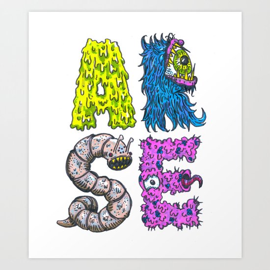 ARSE Art Print