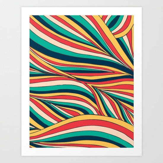 Retro Movement Art Print