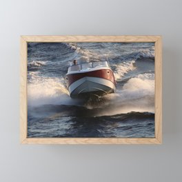 Boat Framed Mini Art Print