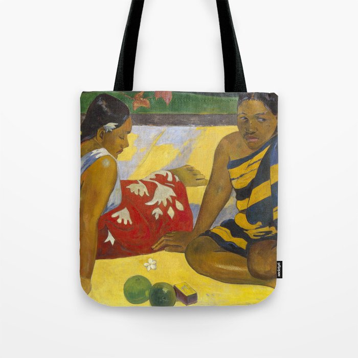 Parau Api / What's news? by Paul Gauguin Tote Bag