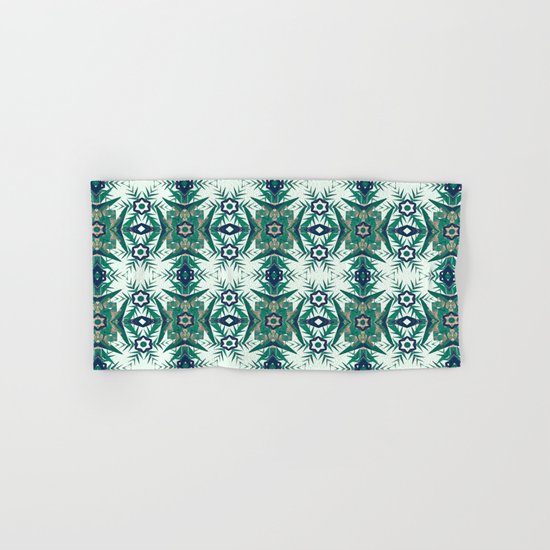 Tropical Snowflakes Hand & Bath Towel