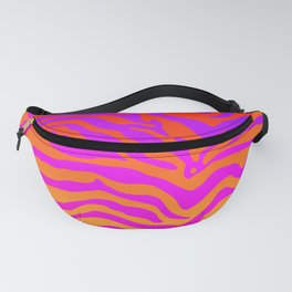 Psychedelic Rainbow Tiger Print Pattern Fanny Pack