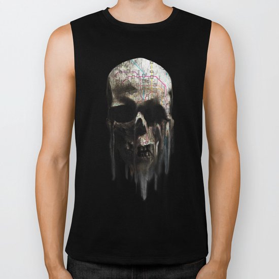 Skull Tokio Biker Tank