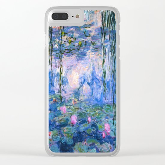 Water Lilies Monet Clear iPhone Case