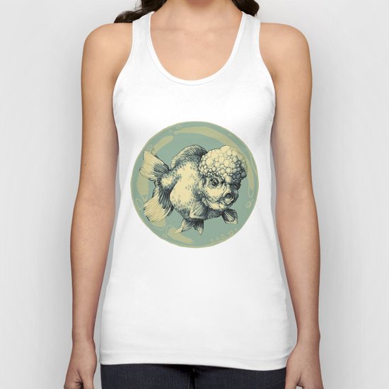 Bubble Head Fish Unisex Tank Top