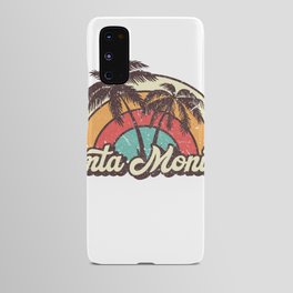 Santa Monica beach city Android Case