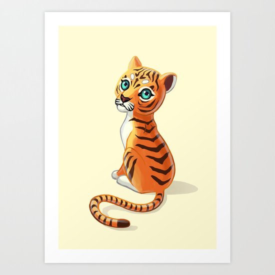 Tiger Cub Art Print
