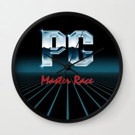 PC Master Race 80s Wall Clock