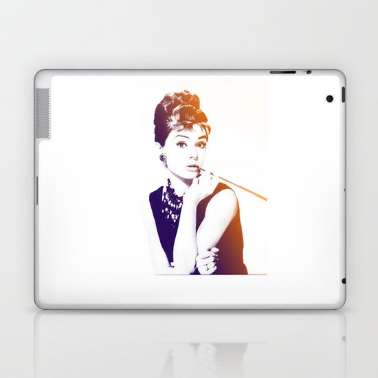 Audrey Hepburn Laptop & iPad Skin