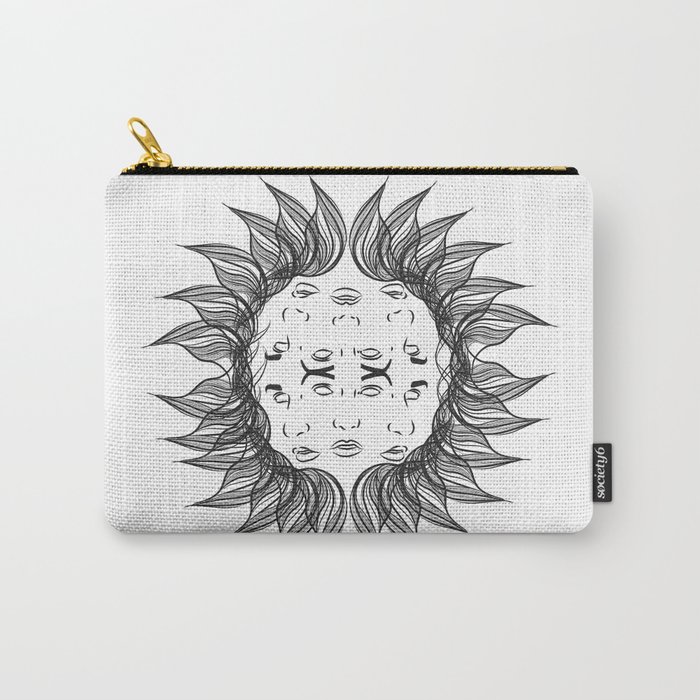 Symmetrical Sun Carry-All Pouch