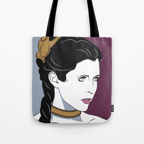 80s Princess Leia Slave Girl Tote Bag