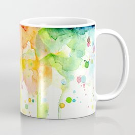 Rainbow Watercolor Pattern Texture Mug