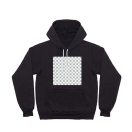 Checkerboard Squares In Warm Gray Hoody
