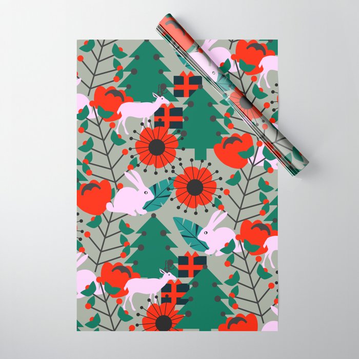 Jolly Christmas crew Wrapping Paper