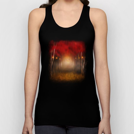 Red Melody Unisex Tank Top