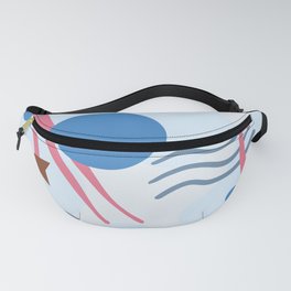 Abstract Ocean Scene What Lies Beneath Fanny Pack